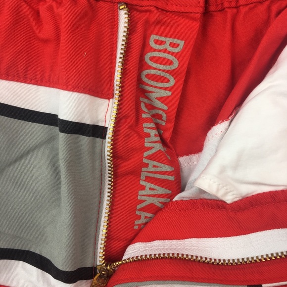 Chubbies Mens Red Stripe Shorts Medium Large - Picture 3 of 7